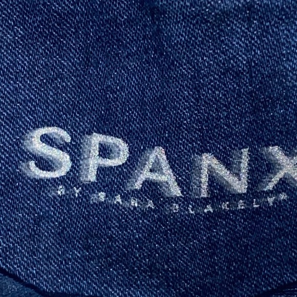 NWT SPANX THE SIGNATURE STRAIGHT SIZE30 Dark Indigo Women's Jeggings side Zipper - Picture 4 of 13